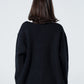 Blank Knitted Cardigan - Black - #women