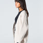 Blank Knitted Cardigan - Beige - #women
