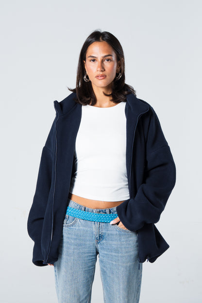 Blank Women Fleece Jacket