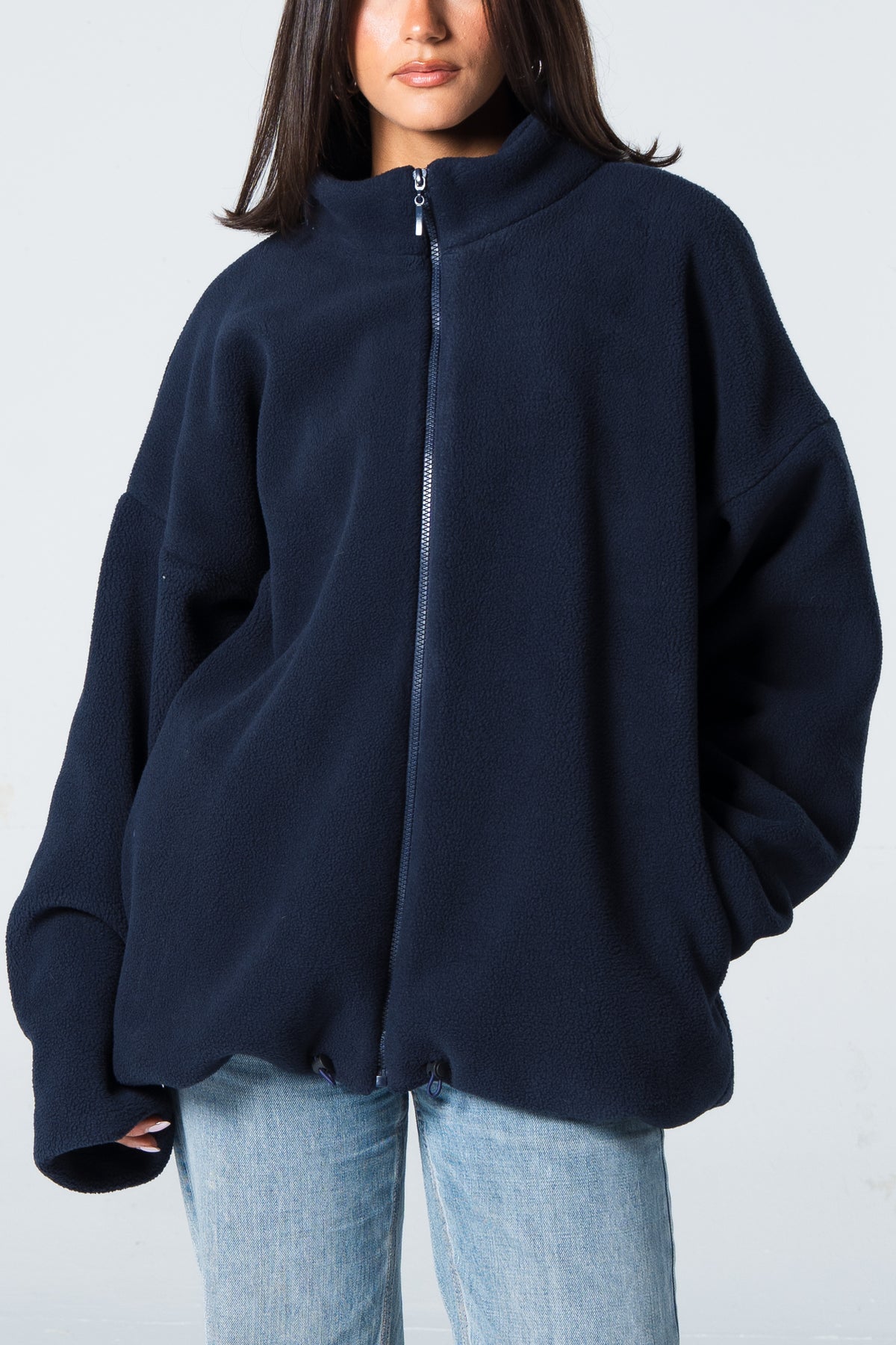 Blank Women Fleece Jacket