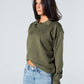 Blank Knitted Polo - Olive - #women