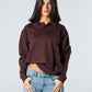 Blank Knitted Polo - Brown - #women