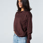 Blank Knitted Polo - Brown - #women