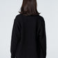 Blank Knitted Jacket - Black - #women