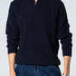 Blank Knitted Quarter Zip