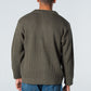Blank Knitted Jacket - Olive - #men