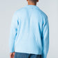 Blank Knitted Jacket - Baby Blue - #men