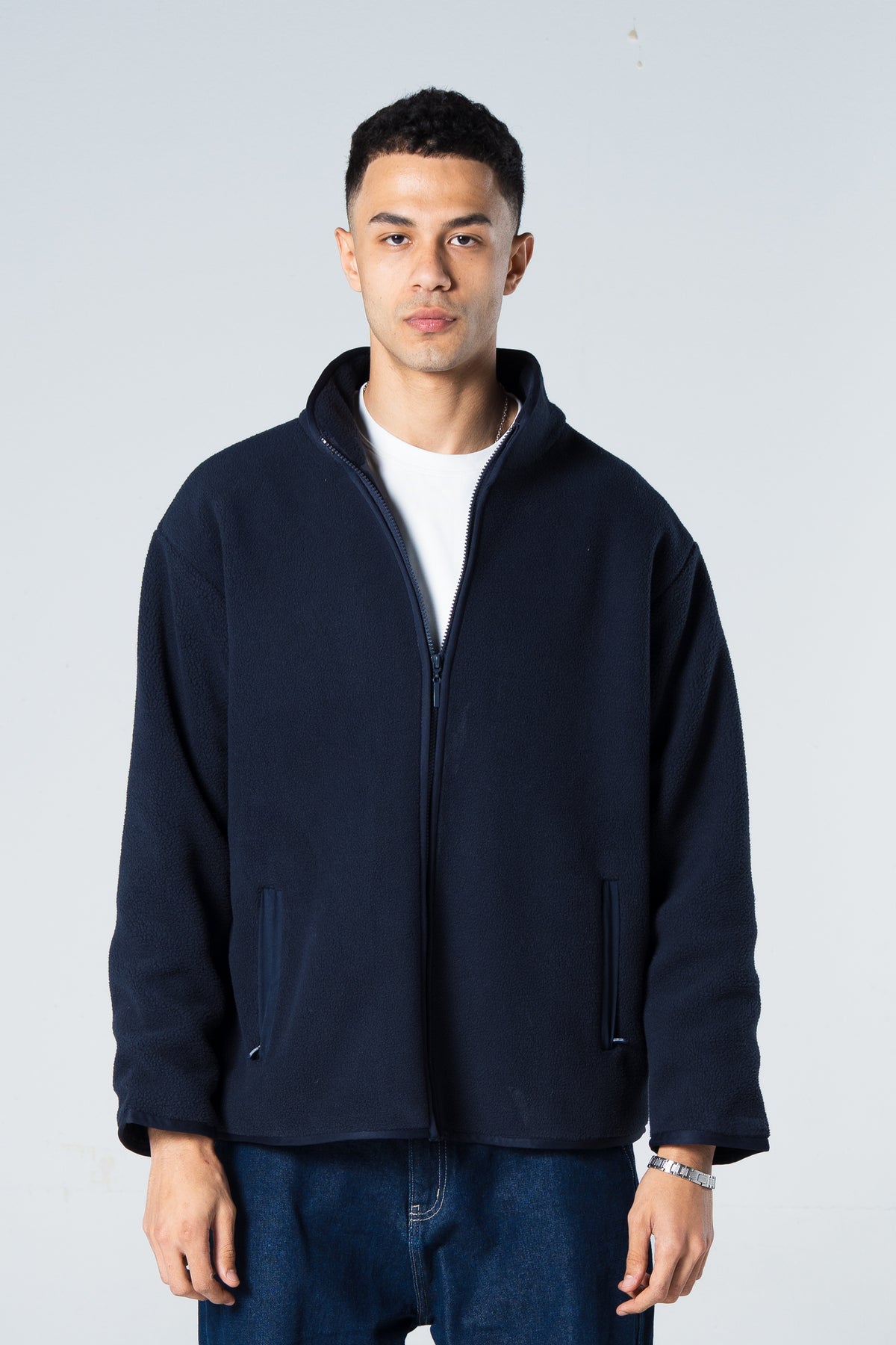 Blank Men Fleece Jacket