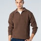 Blank Knitted Quarter Zip