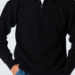 Blank Knitted Quarter Zip