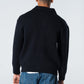 Blank Knitted Pullover - Black - #men