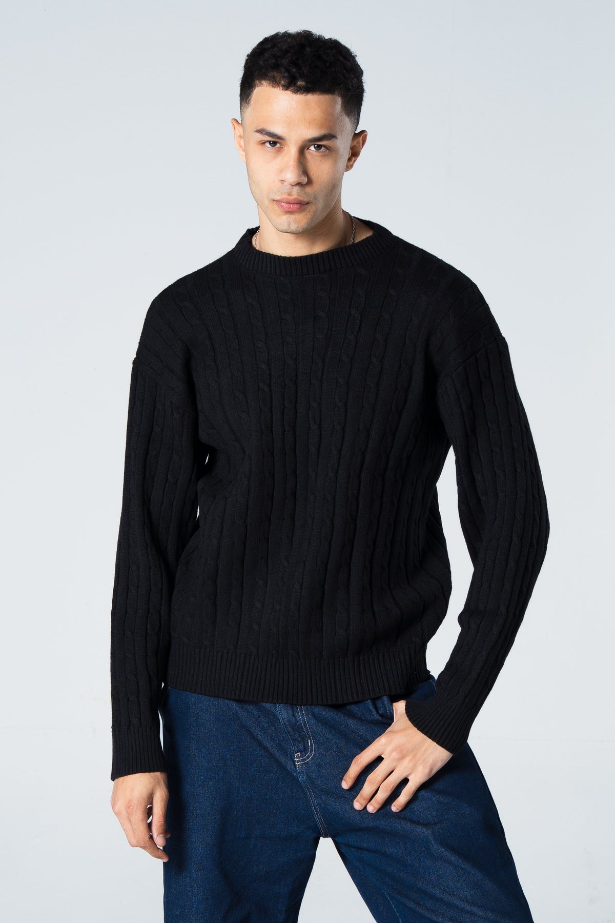 Blank Scribbled Crewneck