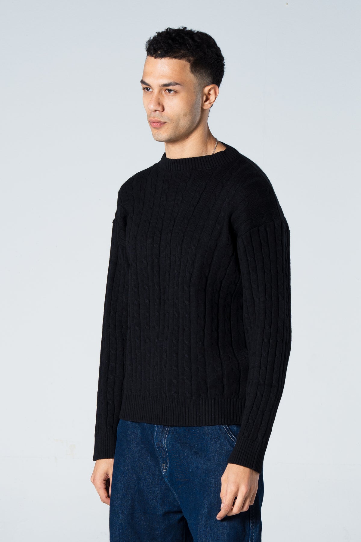 Blank Scribbled Crewneck