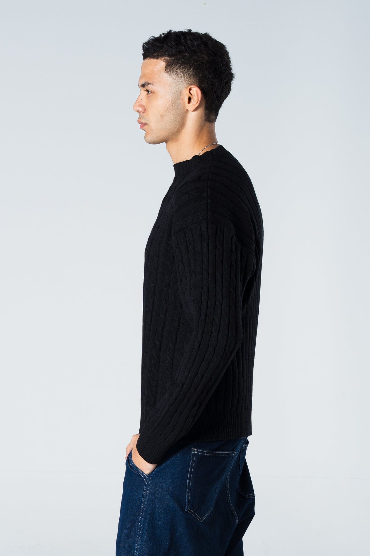 Blank Scribbled Crewneck