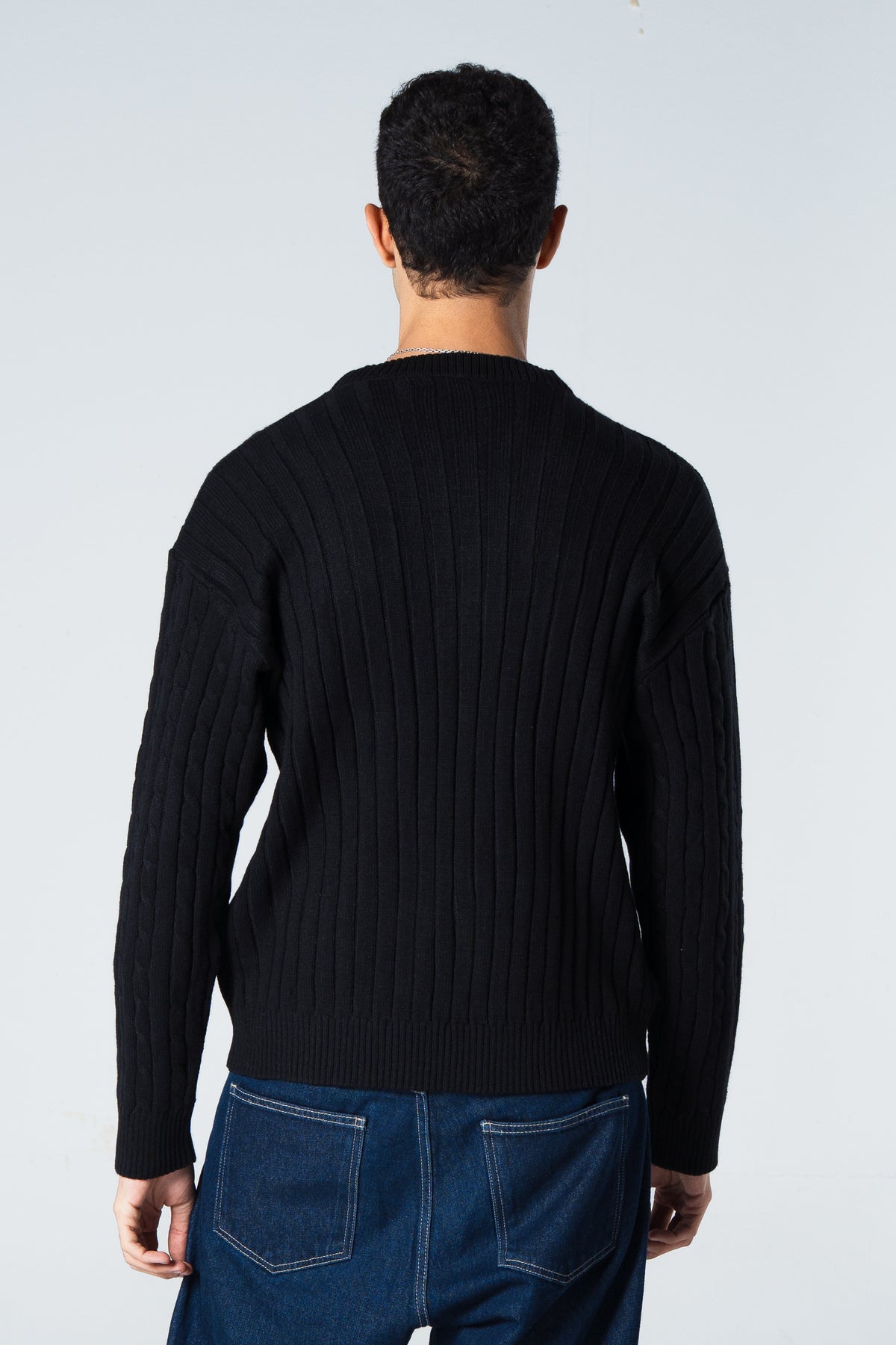 Blank Scribbled Crewneck