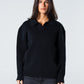 Blank Knitted Pullover - Black - #women