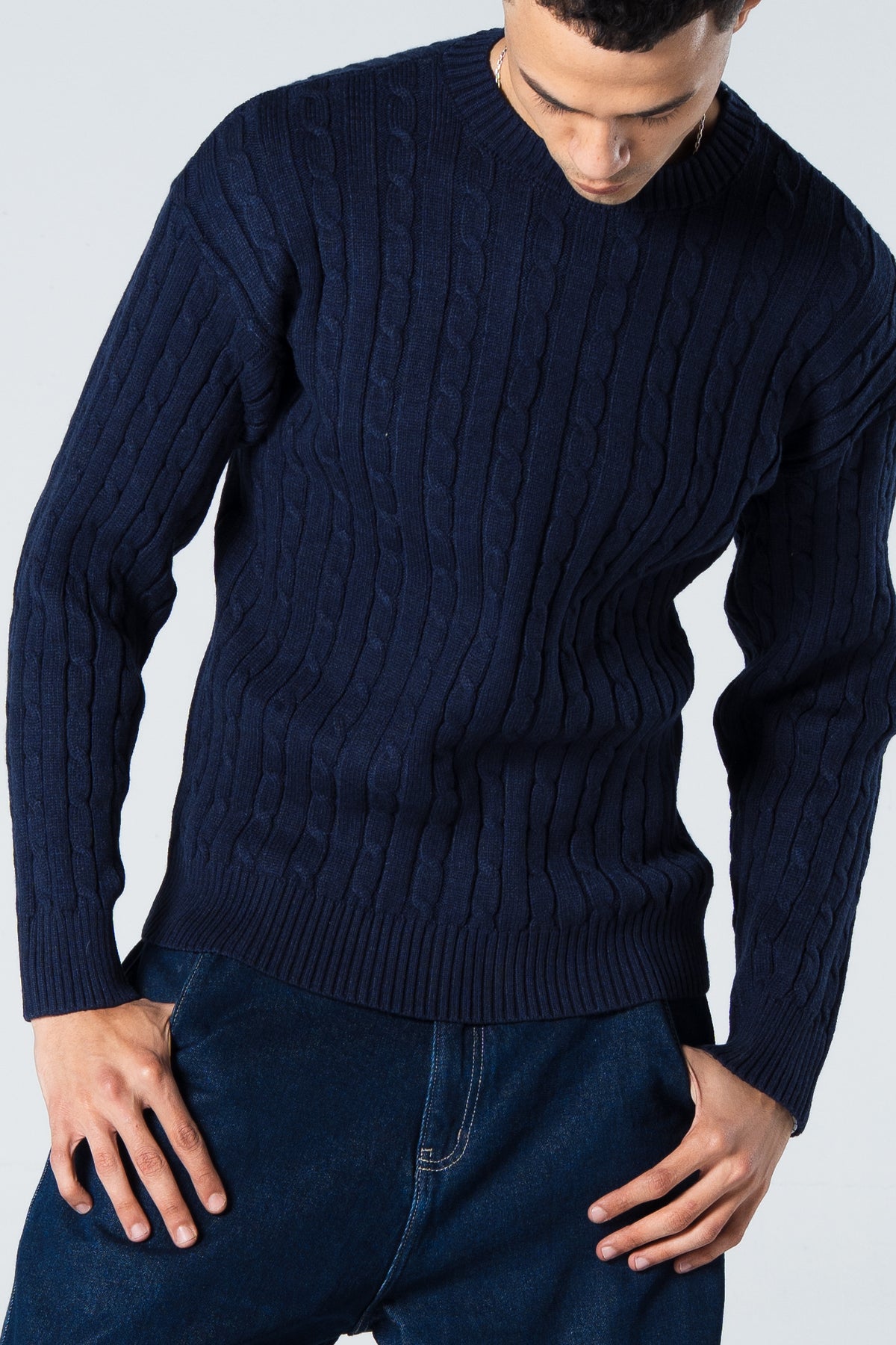 Blank Scribbled Crewneck