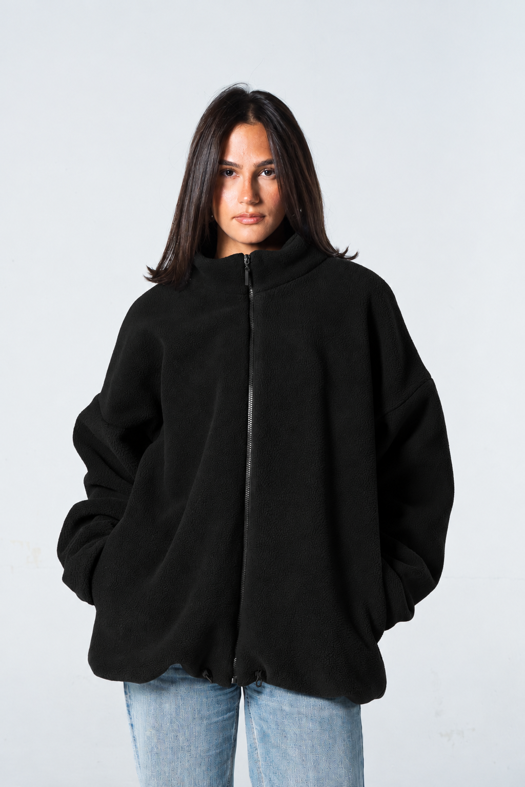 Blank Women Fleece Jacket