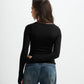 Blank Squared Long Sleeve Top