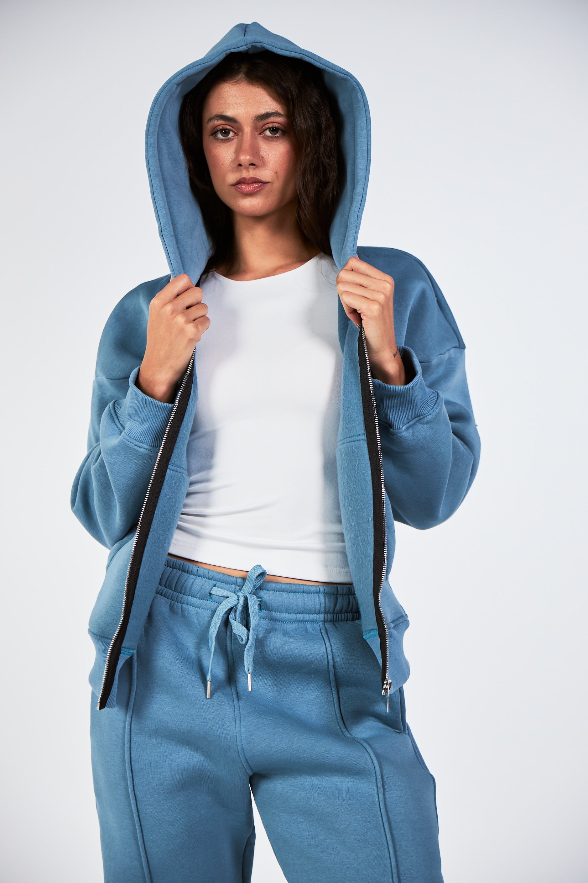 Blank Blue Basic Jacket