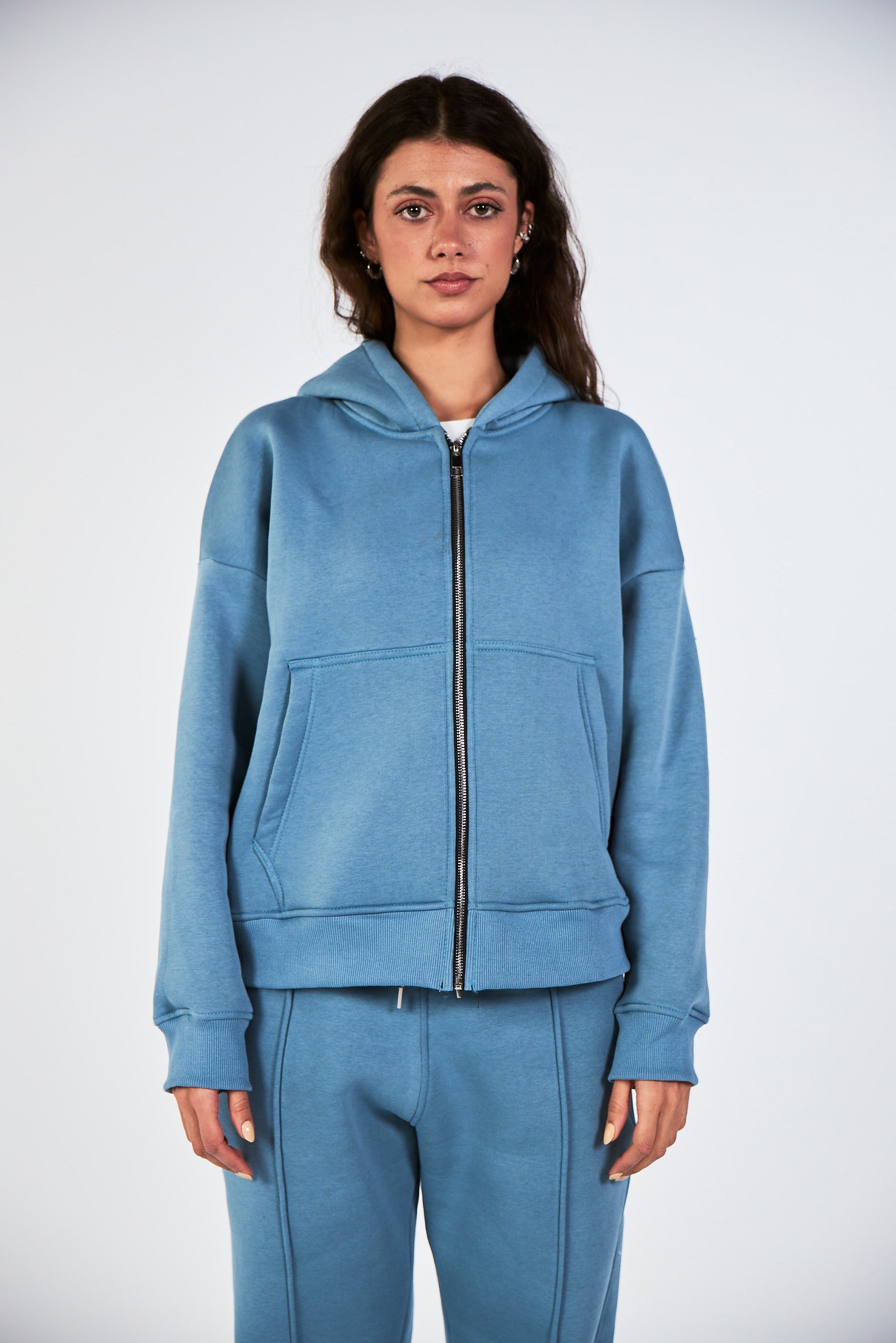 Blank Blue Basic Jacket