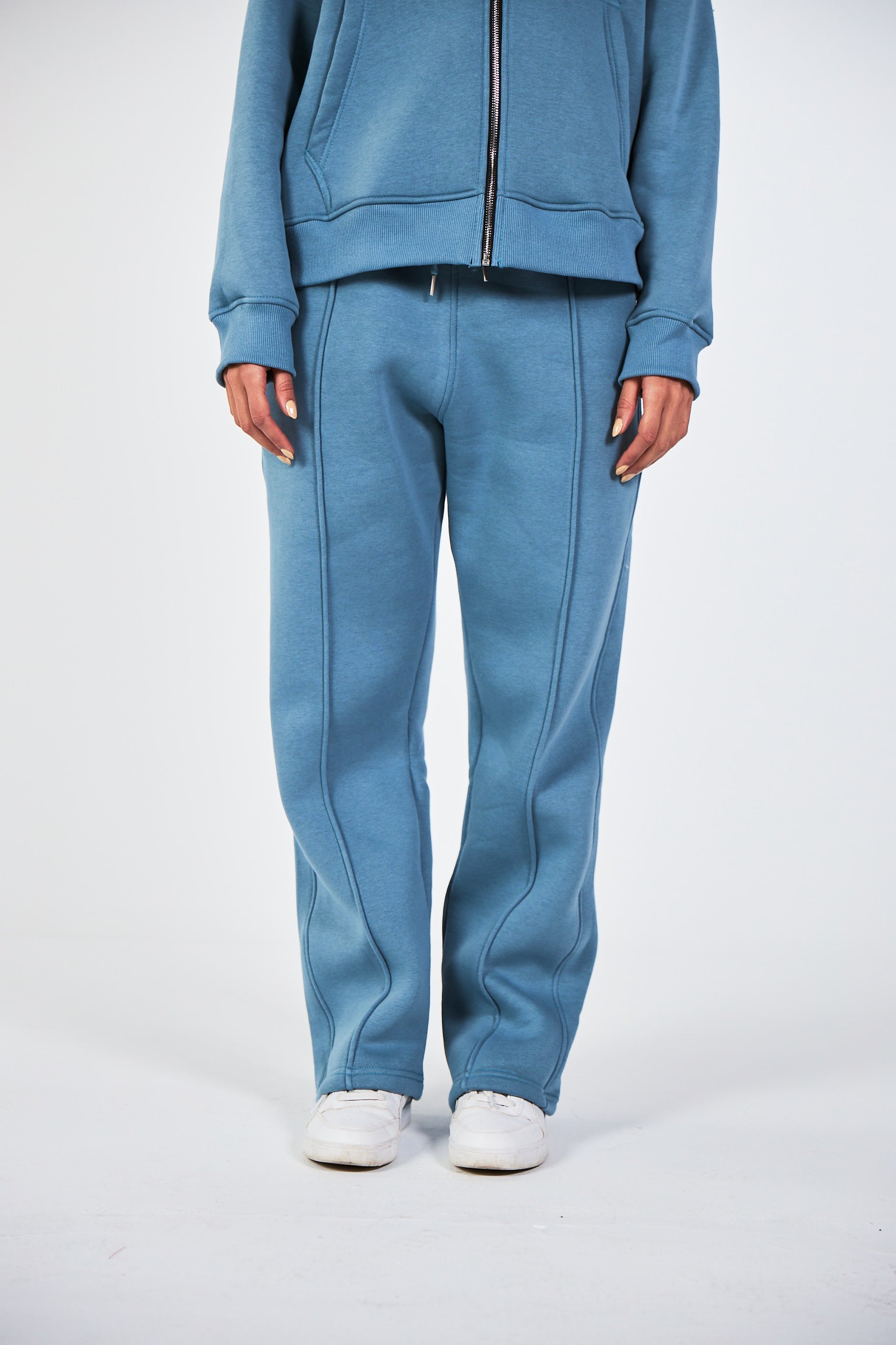 Blank Blue Basic Sweatpants