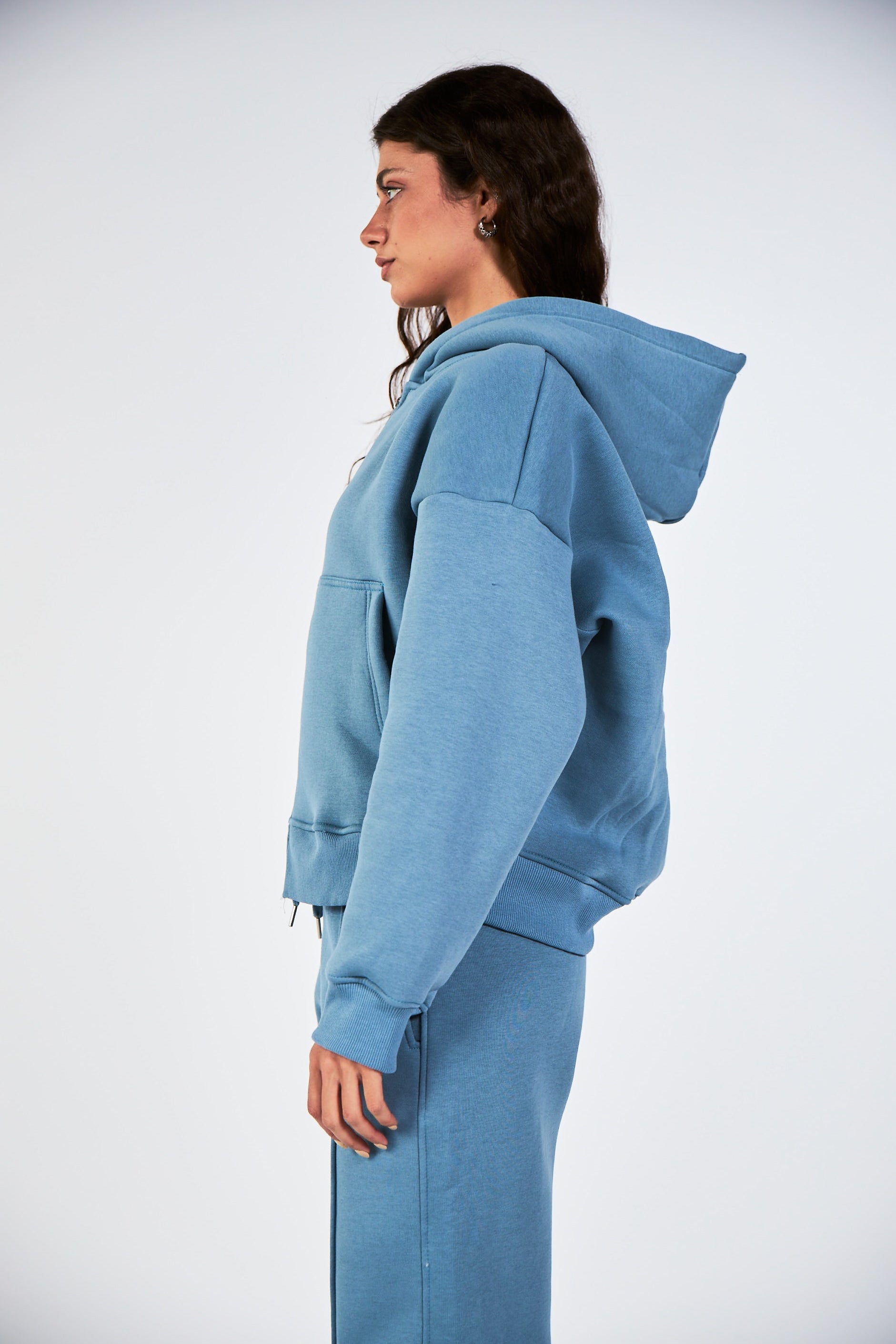 Blank Blue Basic Jacket