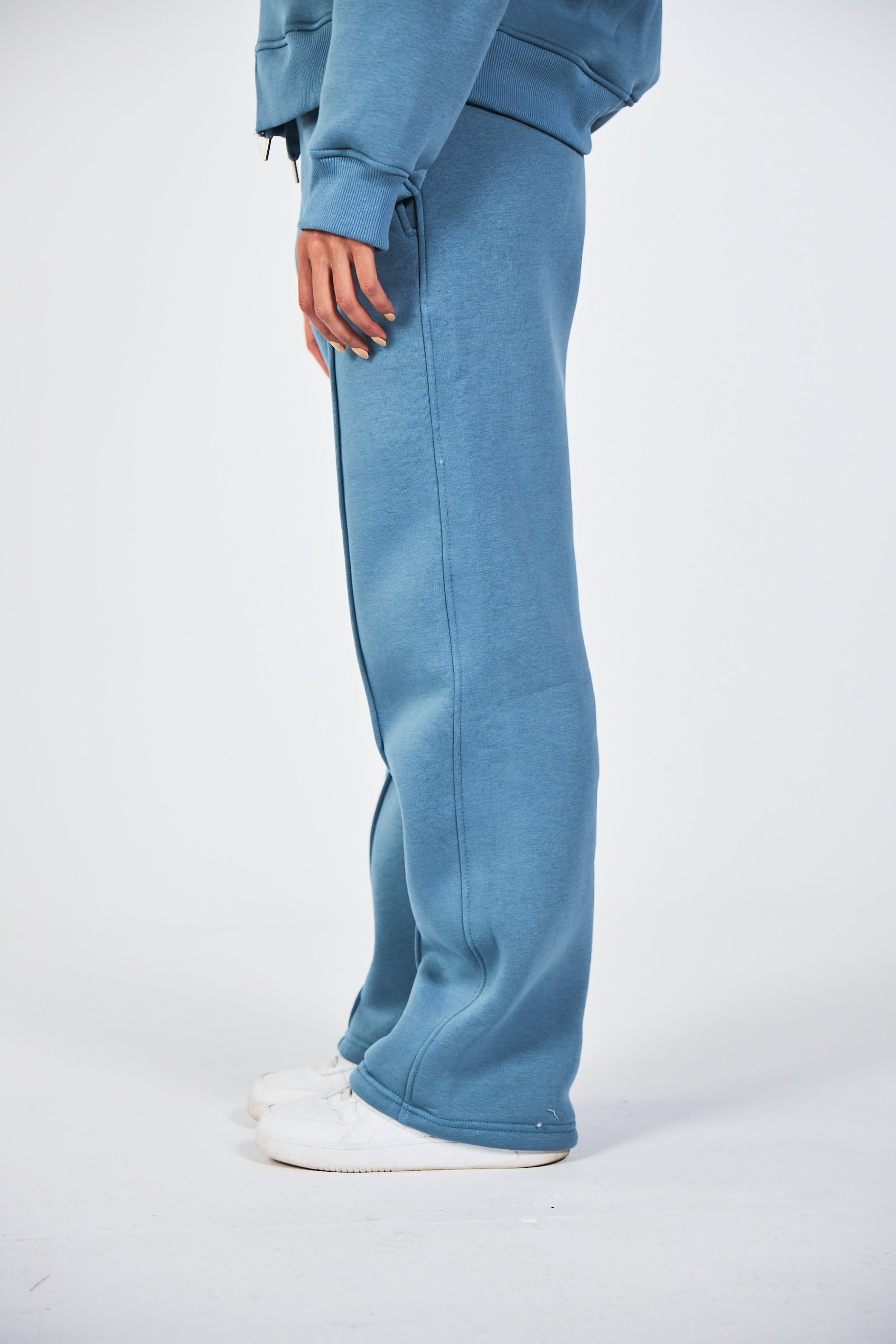 Blank Blue Basic Sweatpants