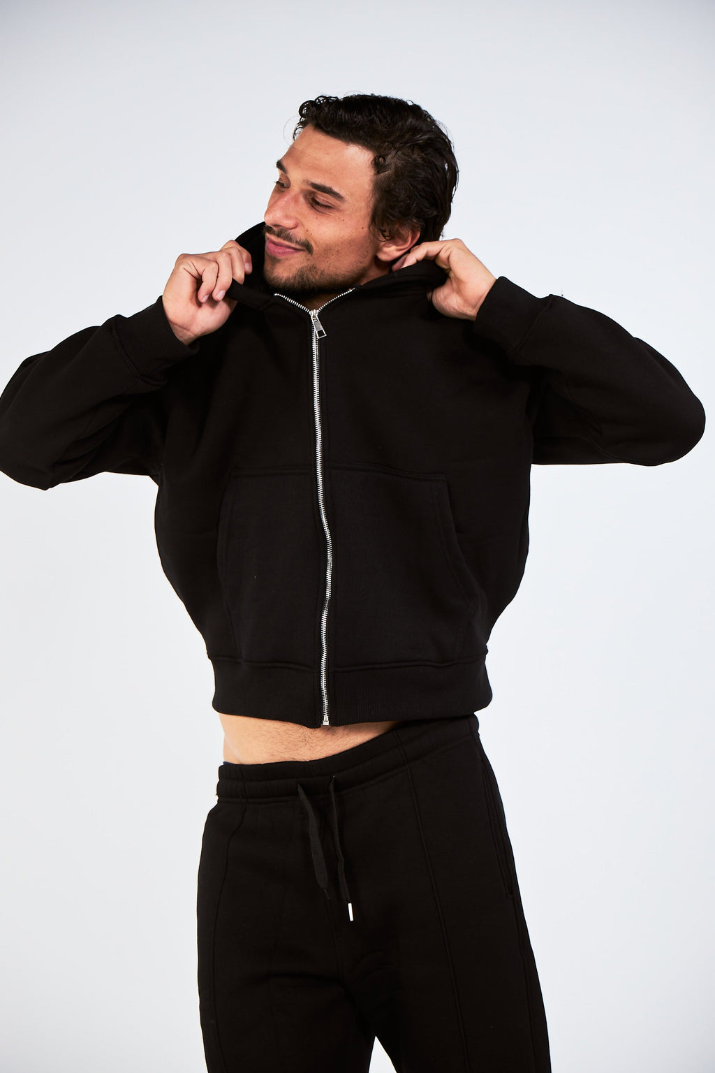 Blank Black Basic Jacket