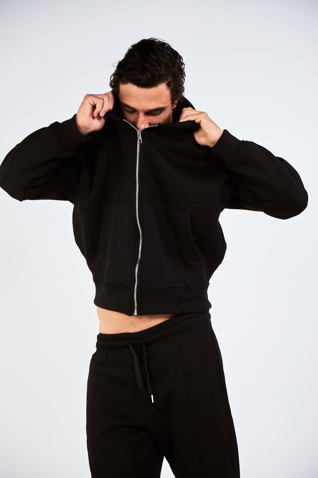 Blank Black Basic Jacket