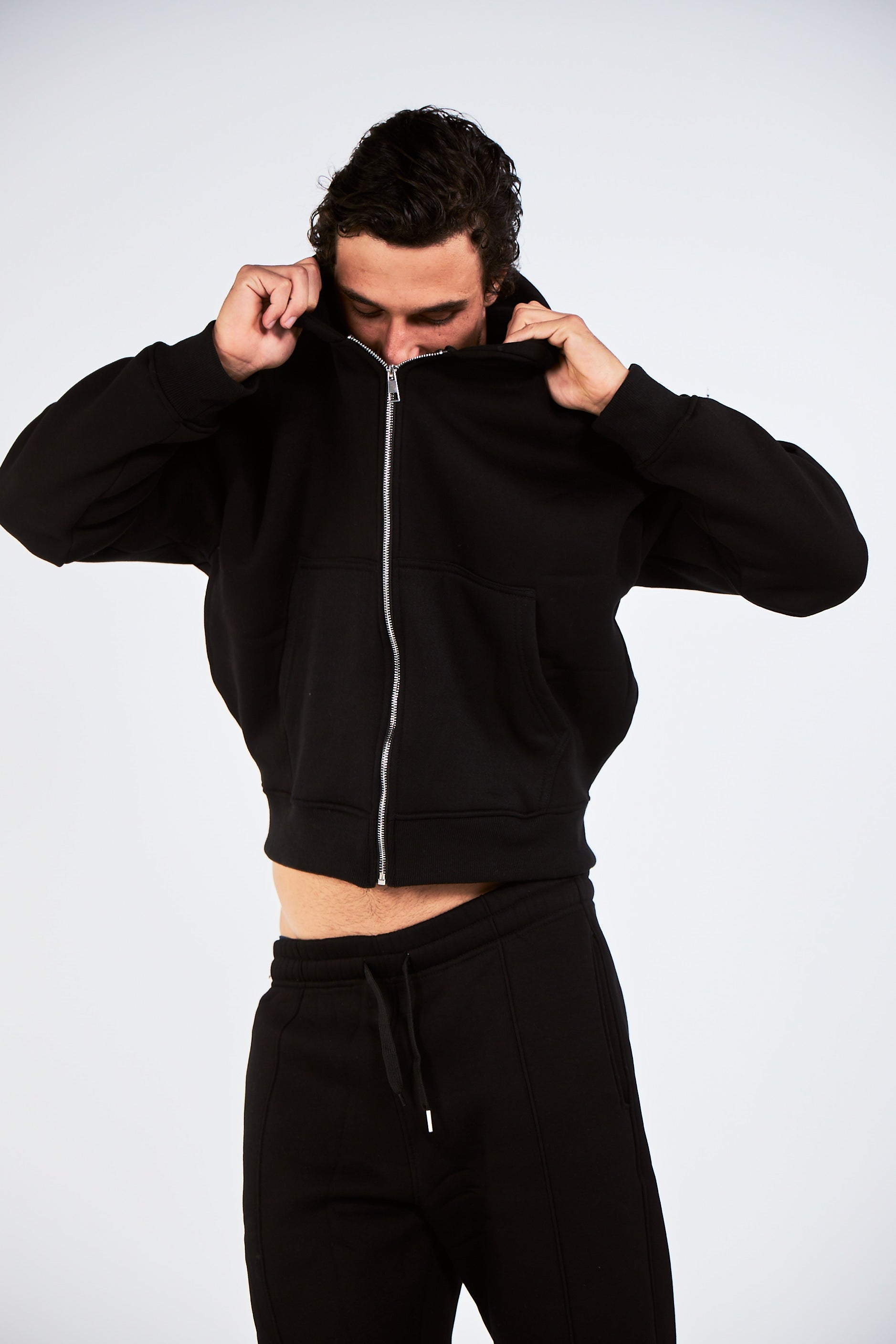 Blank Black Basic Jacket