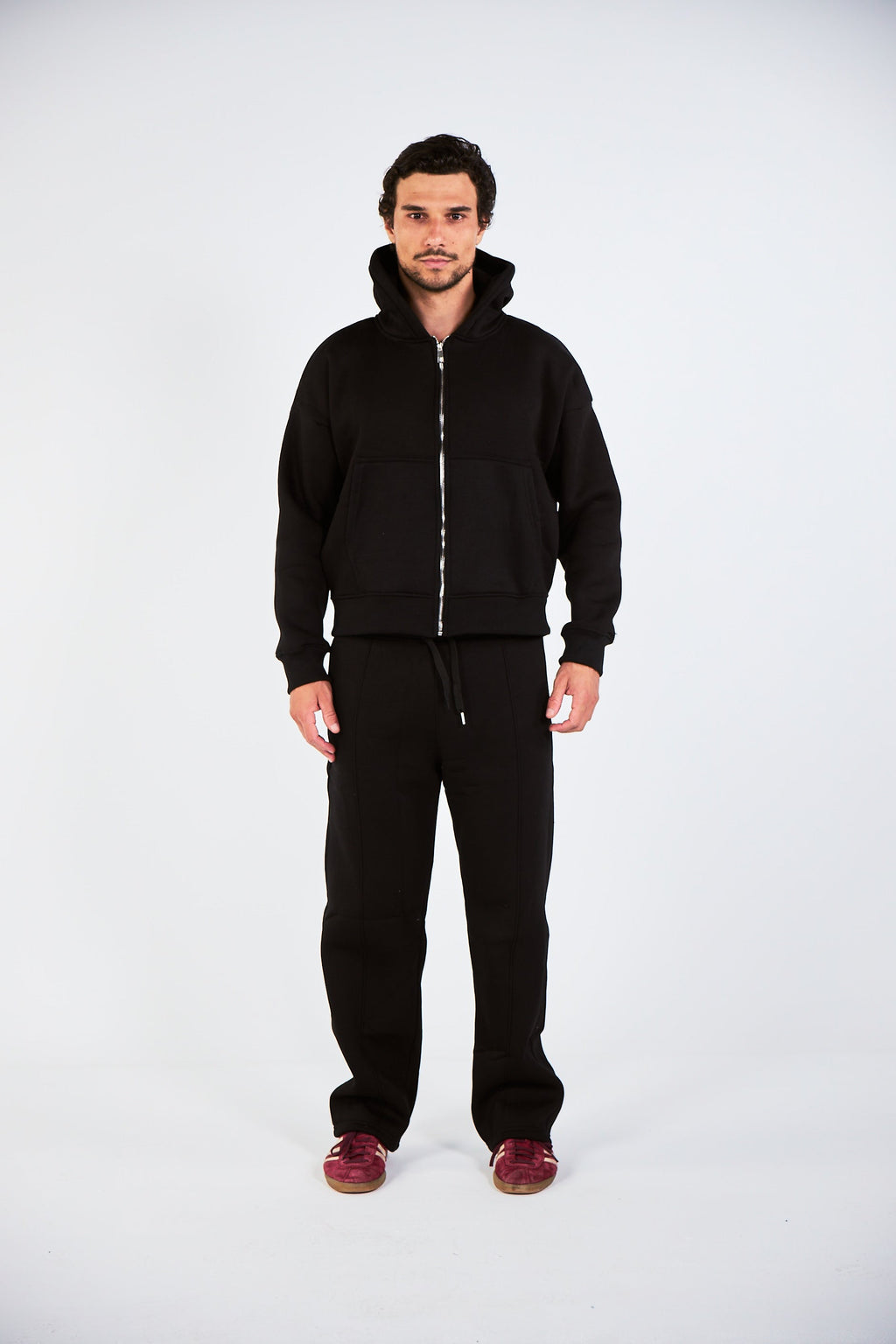 Blank Black Basic Sweatpants