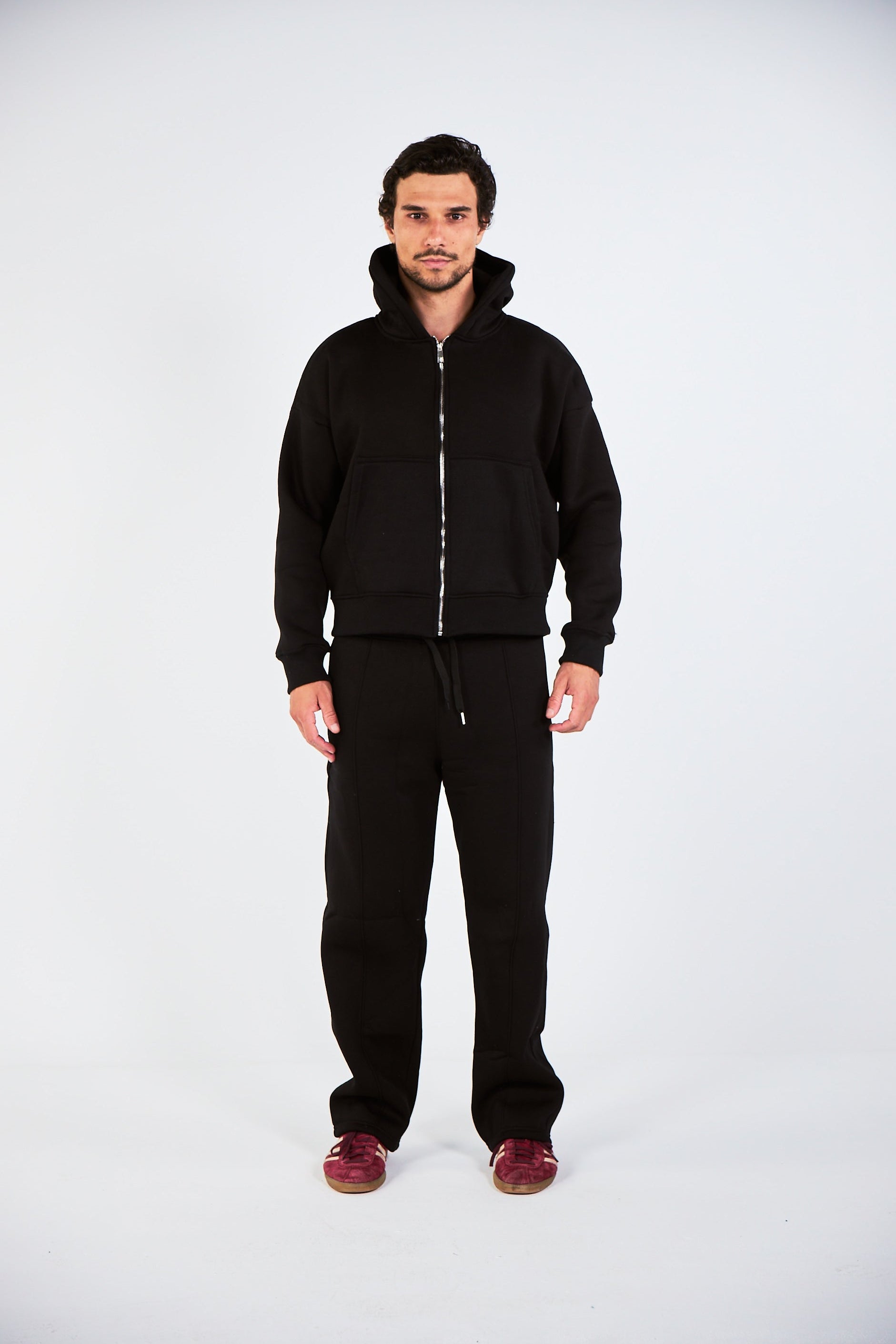 Blank Black Basic Sweatpants