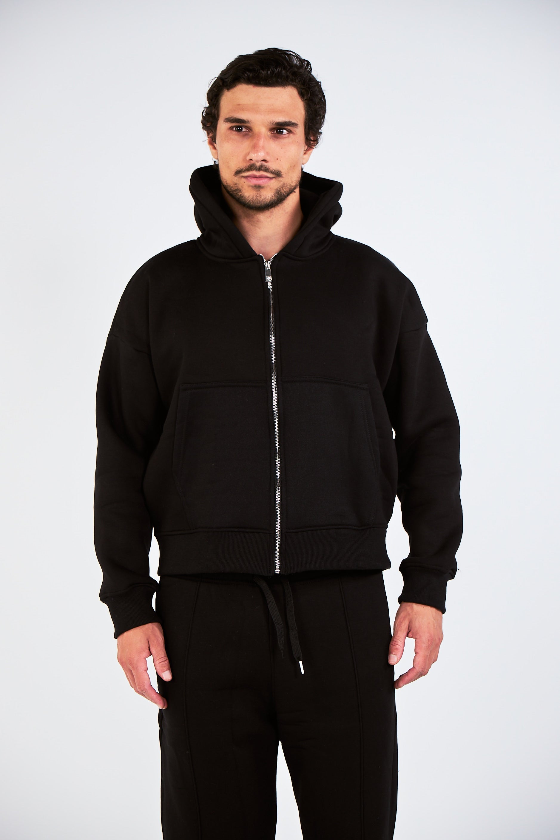 Blank Black Basic Jacket