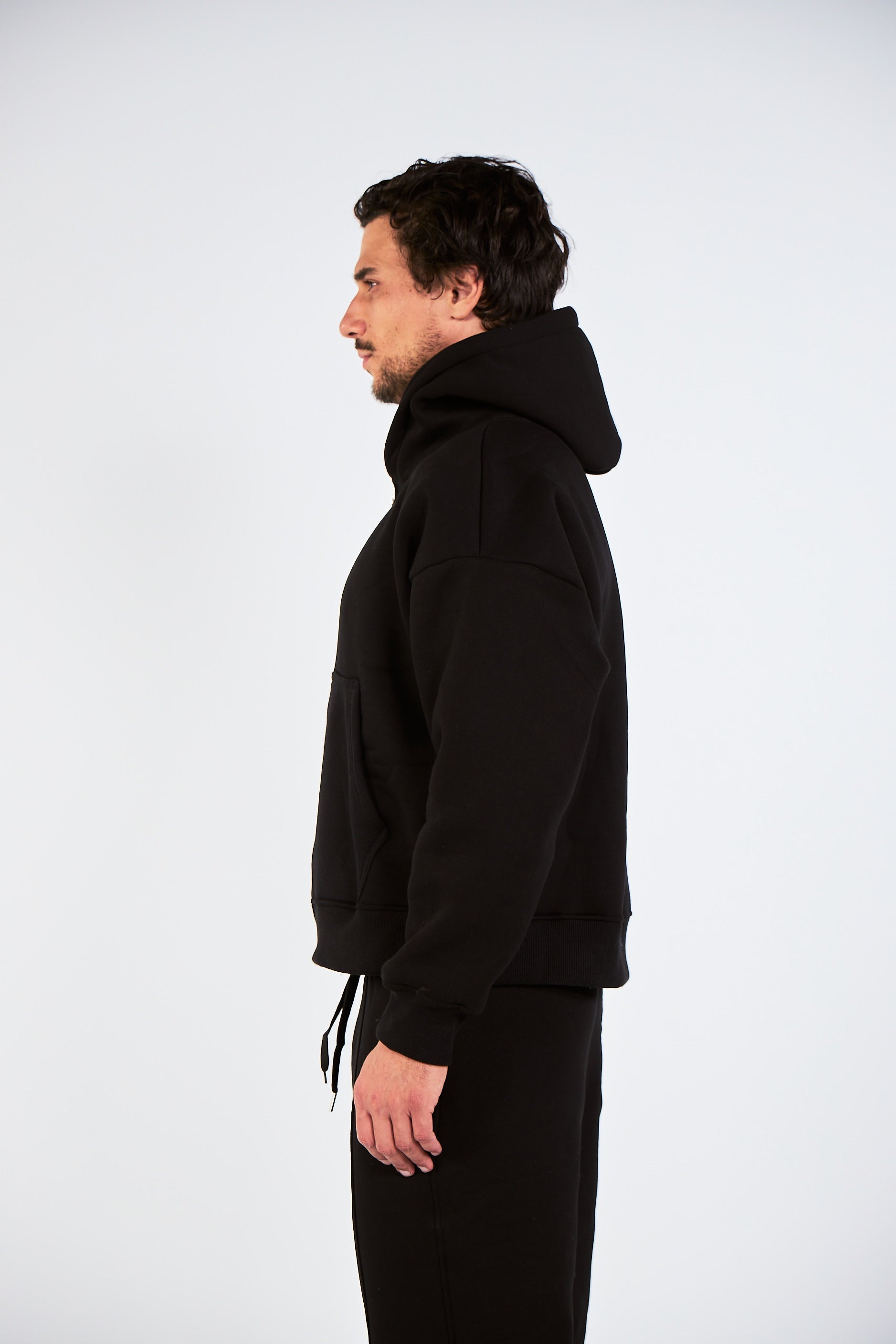 Blank Black Basic Jacket