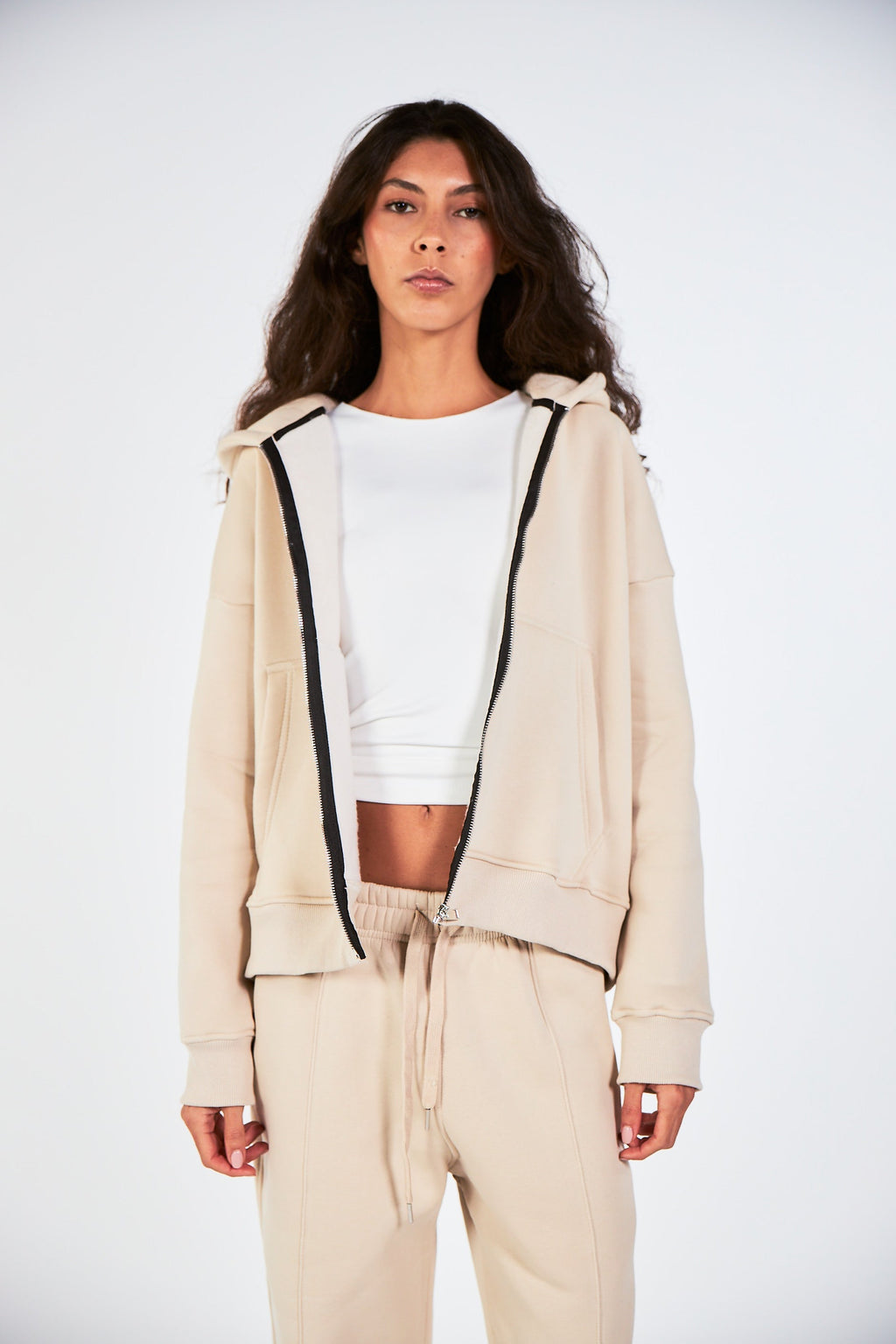 Blank Beige Basic Jacket
