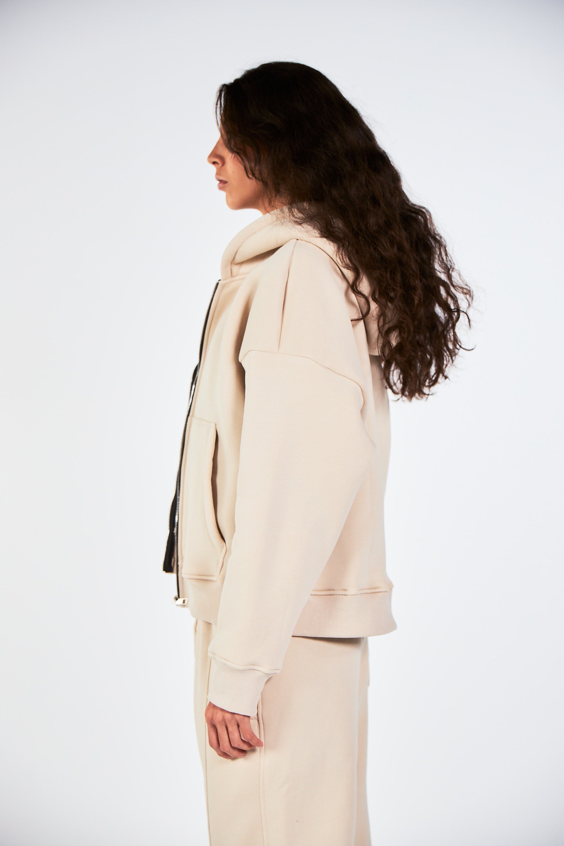 Blank Beige Basic Jacket