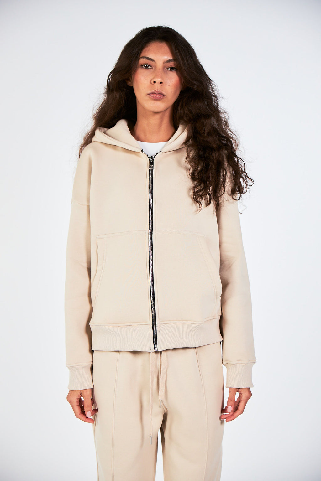 Blank Beige Basic Jacket