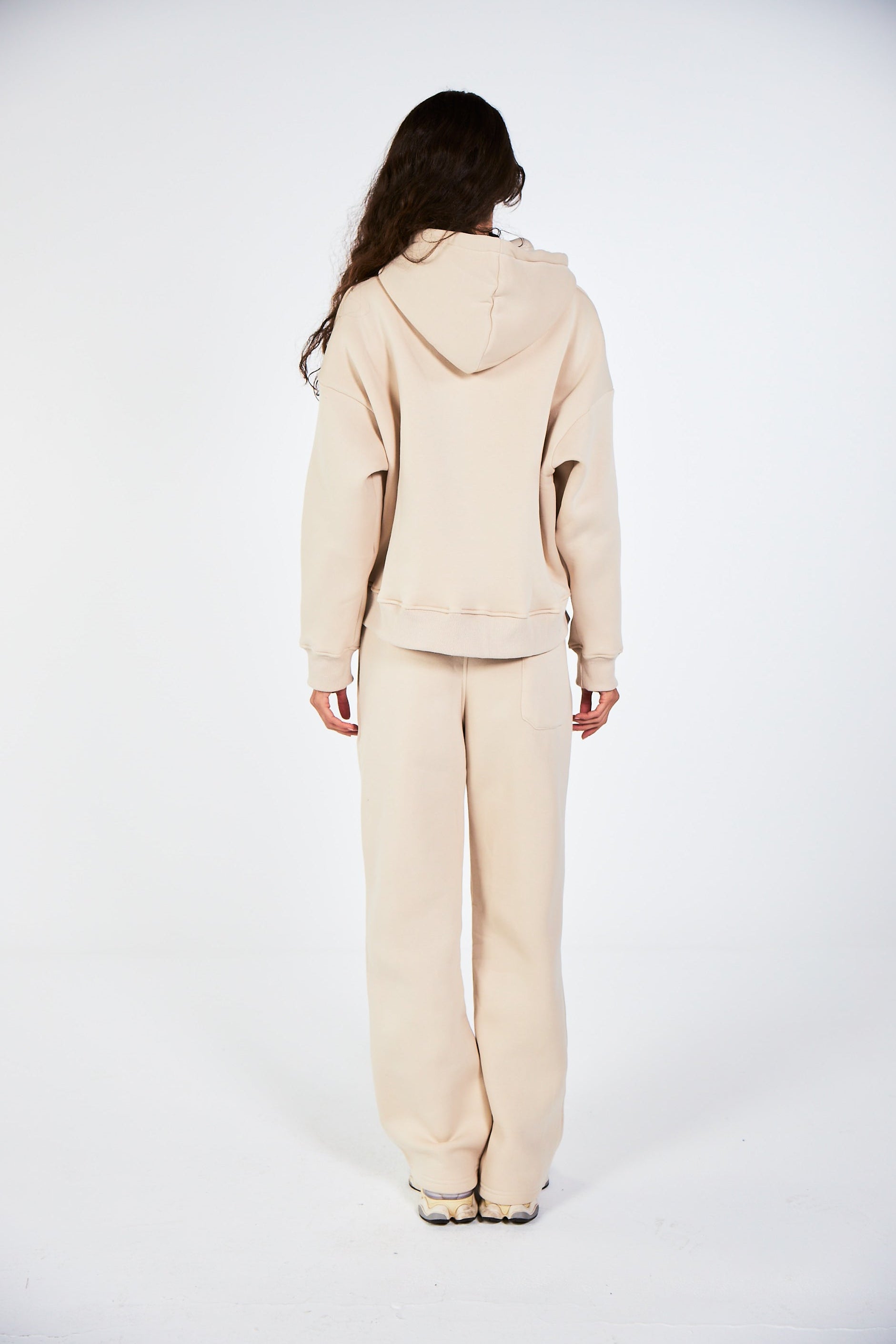 Blank Beige Basic Sweatpants