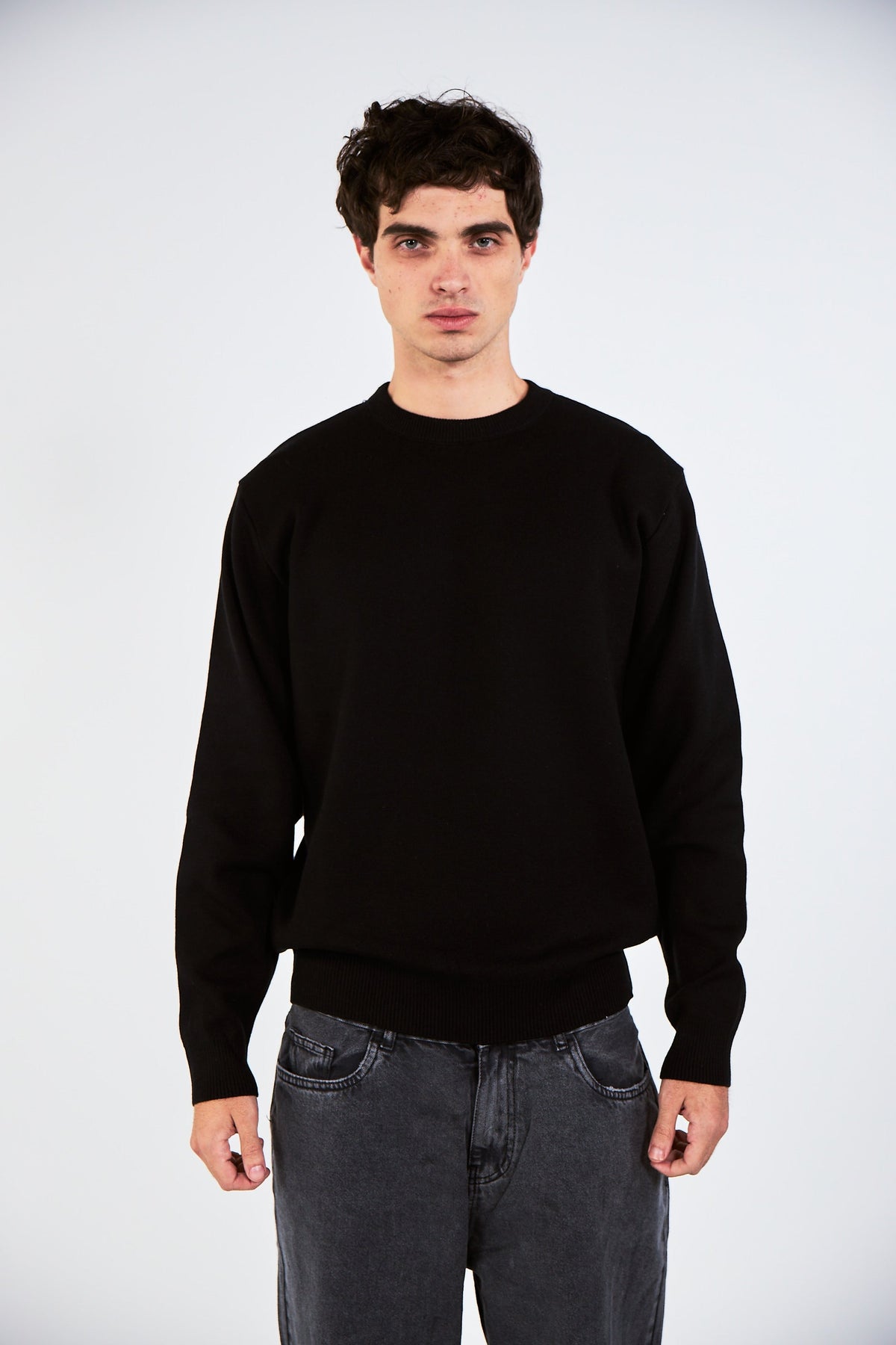 Blank Knitted Crewneck
