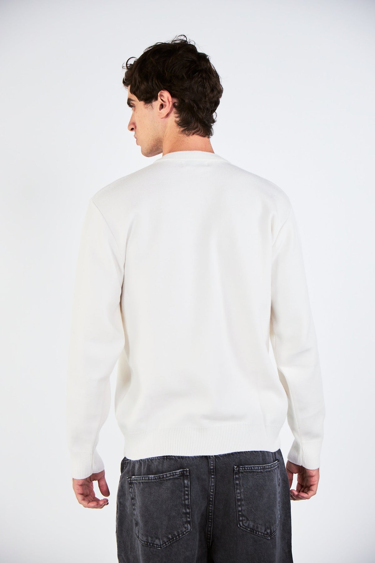 Blank Knitted Crewneck
