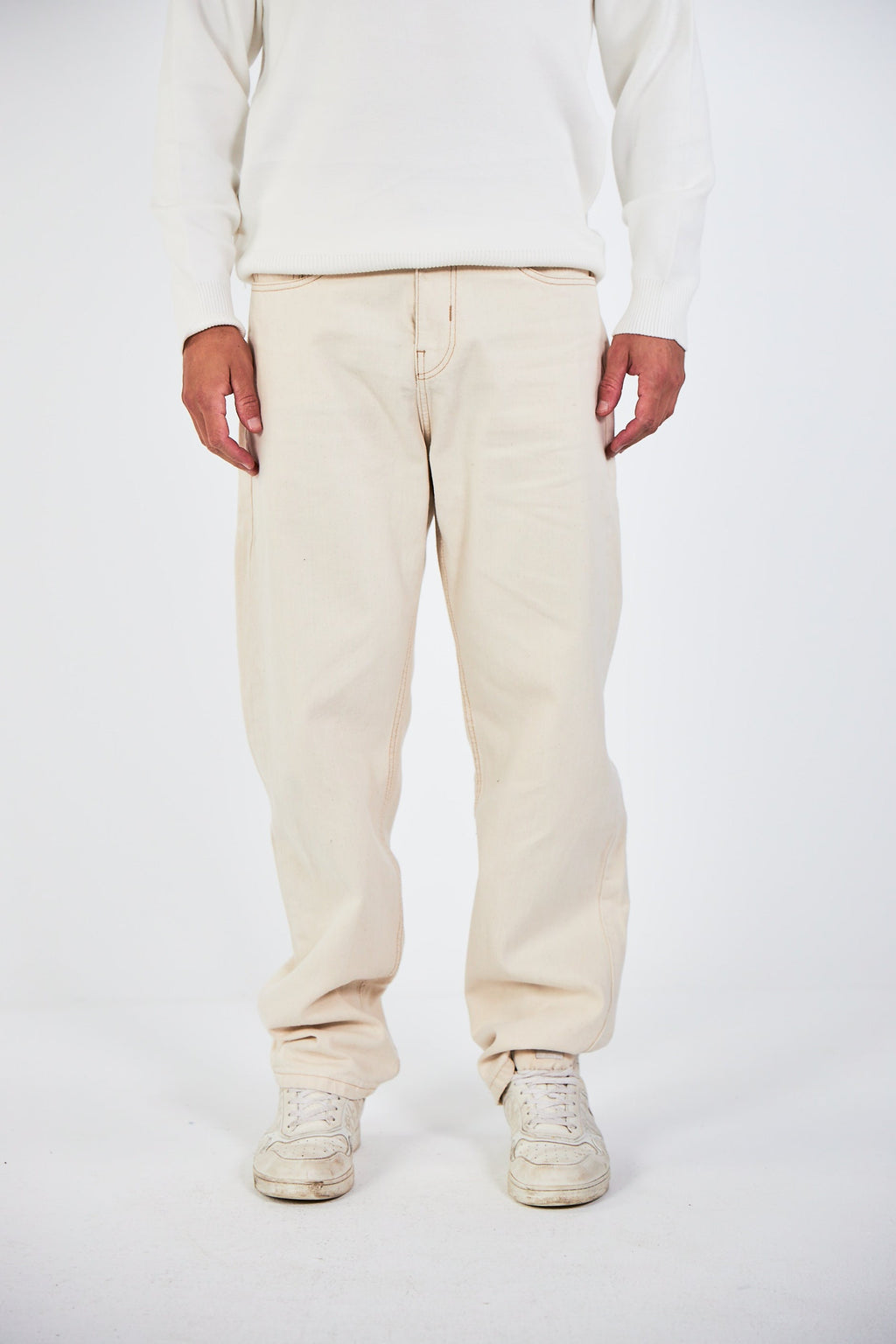 Blank Beige Jeans