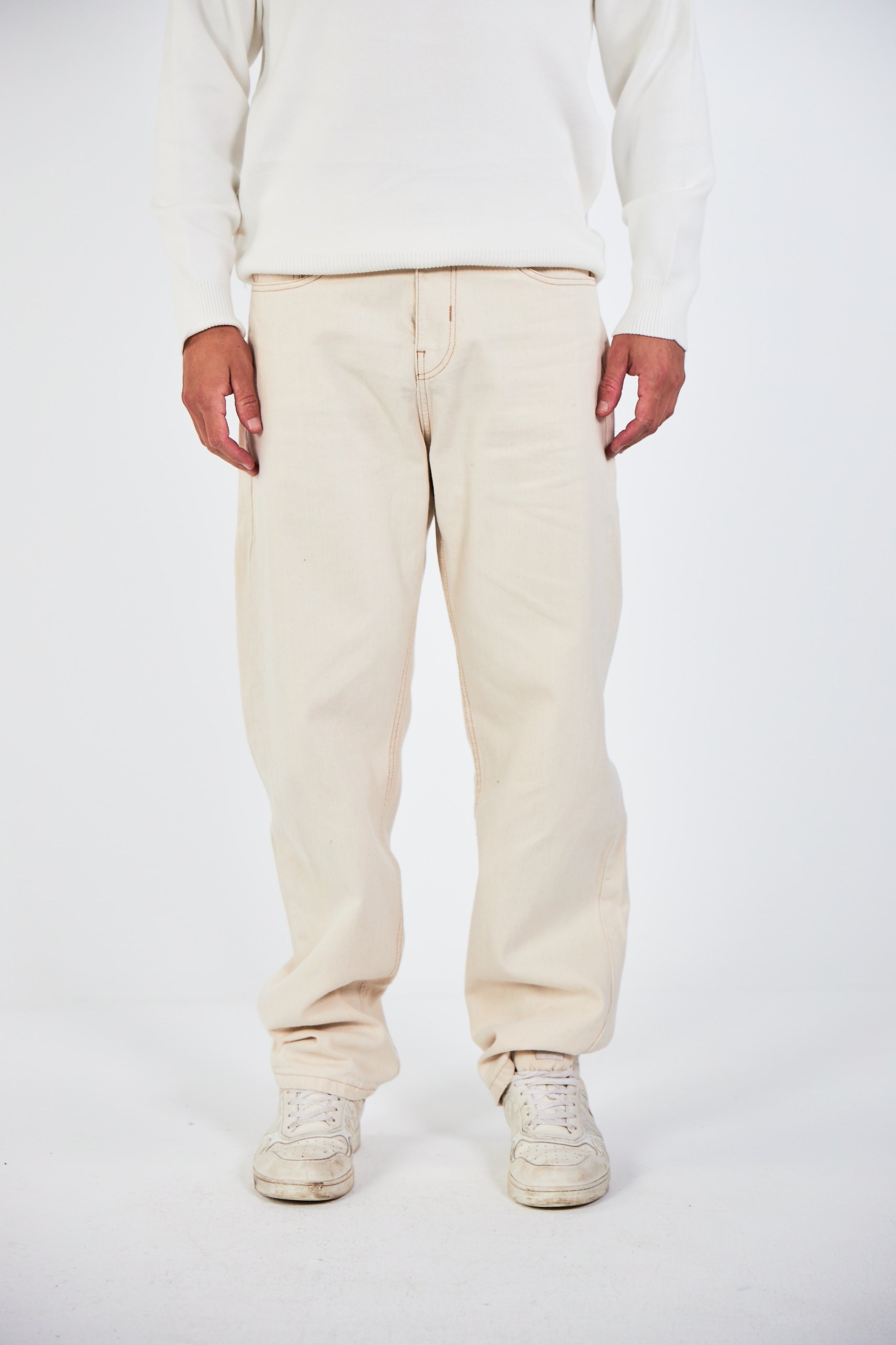 Blank Beige Jeans